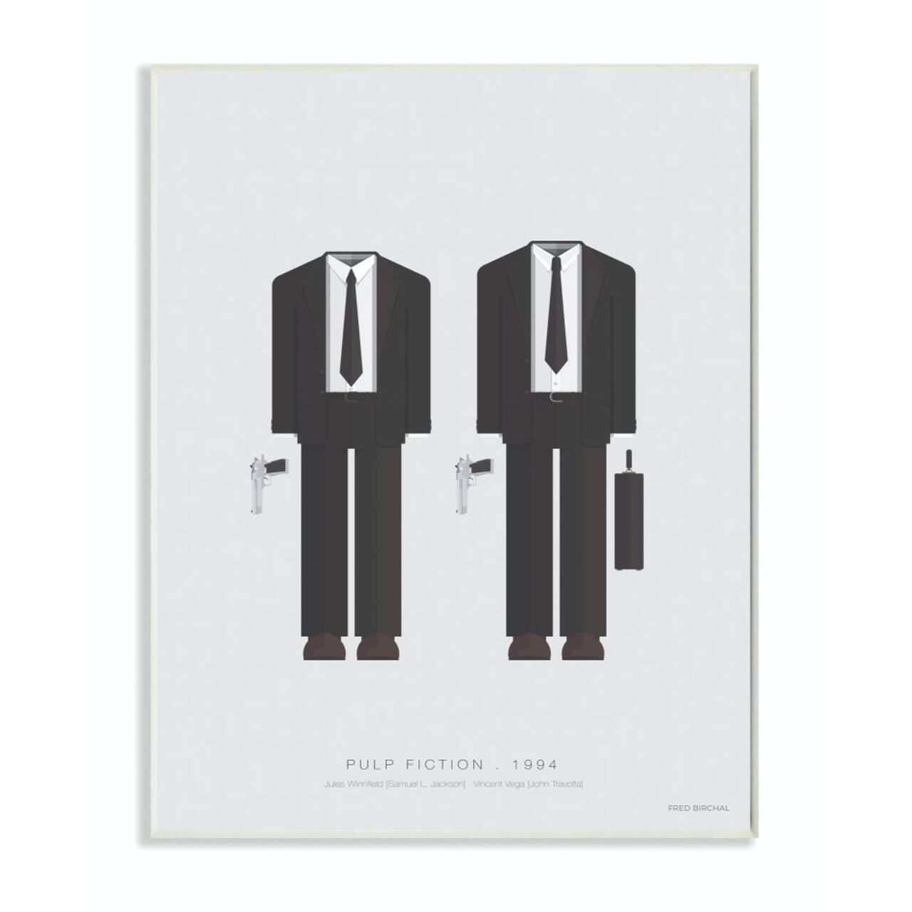 Stupell Industries Pulp Fiction Wooden Wall Plaque